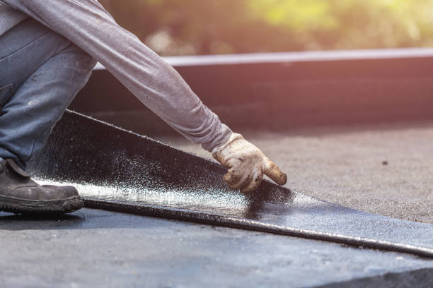 Professional Basement Waterproofing technician working in Wrightstown, WI
